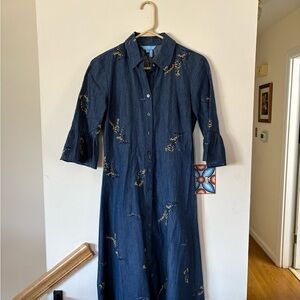 Draper James Denim Shirt Dress - Size 0